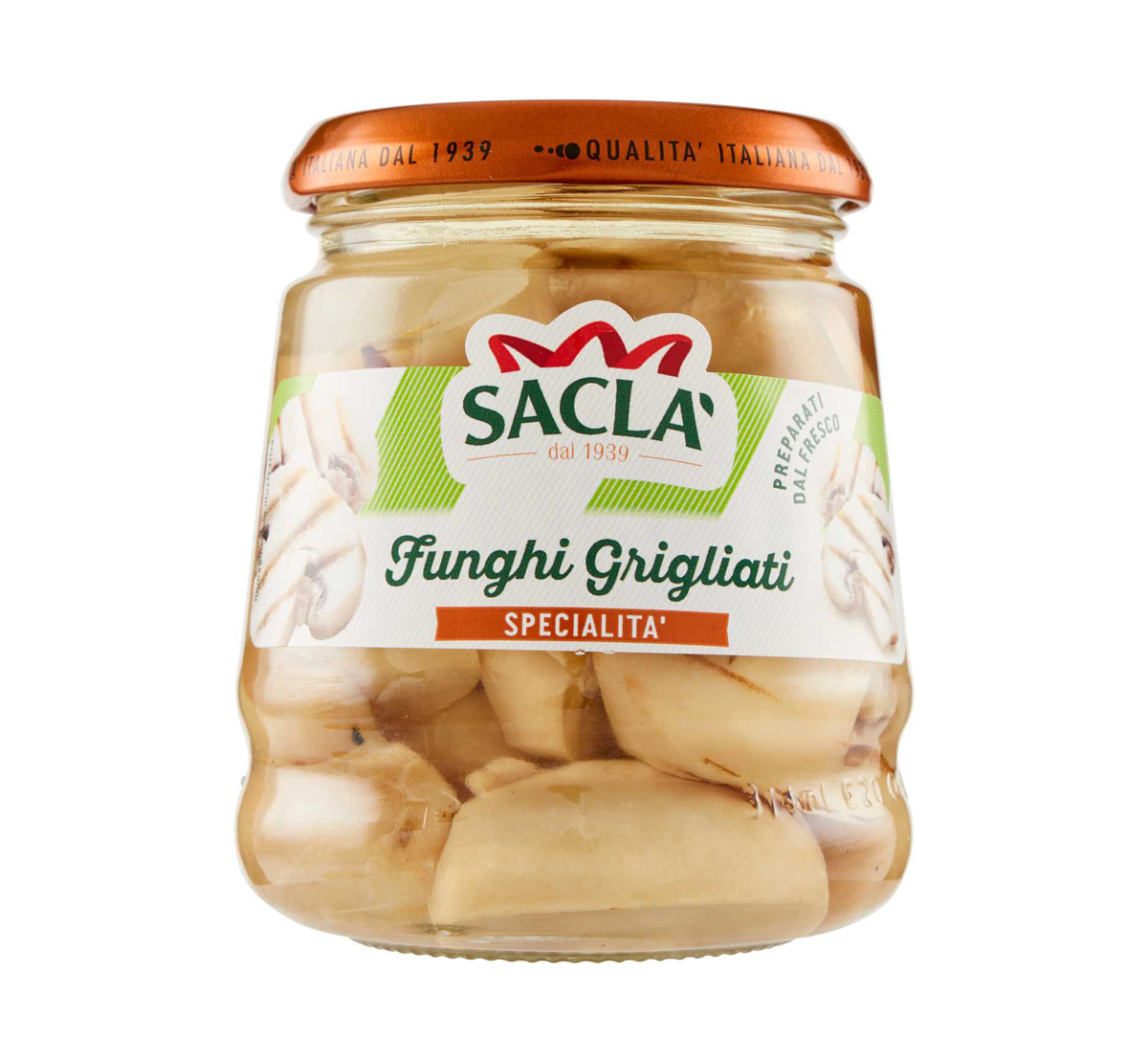 Սունկ խորոված ձեթի մեջ "Sacla" 280գ