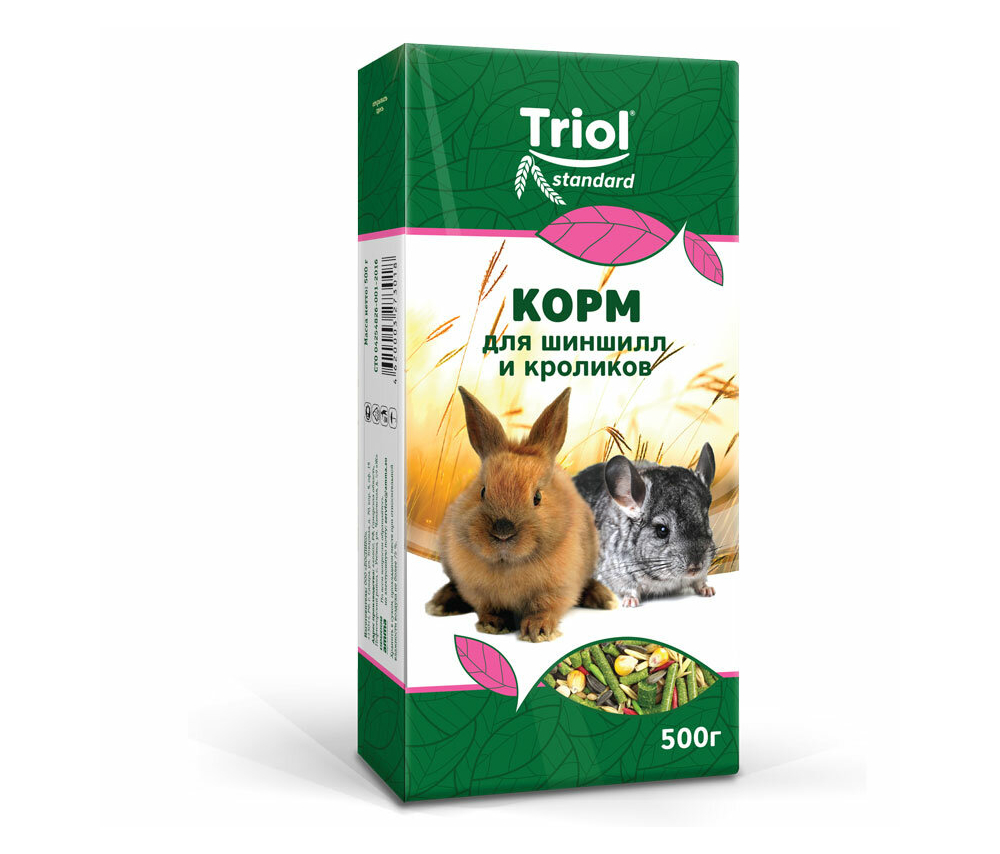 Շինշիլաների կեր Triol 500գ