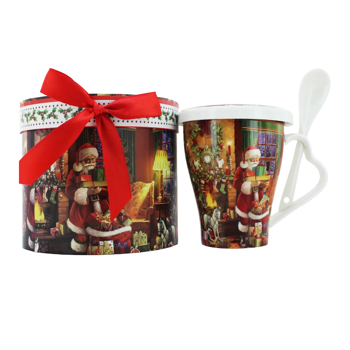 Ամանորյա բաժակ և գդալ