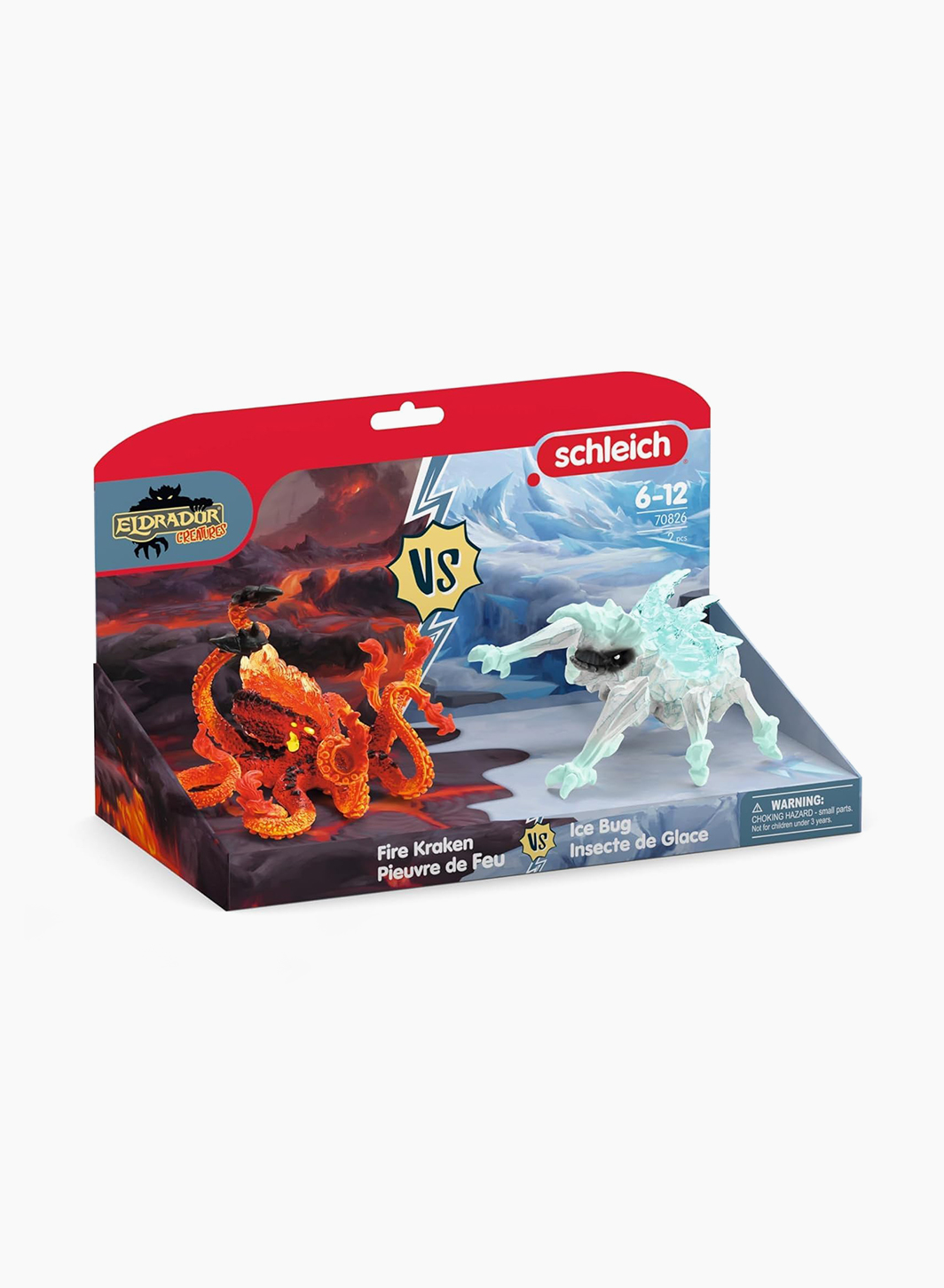 Schleich Набор фигурок "Ледяной жук против огненного кракена"