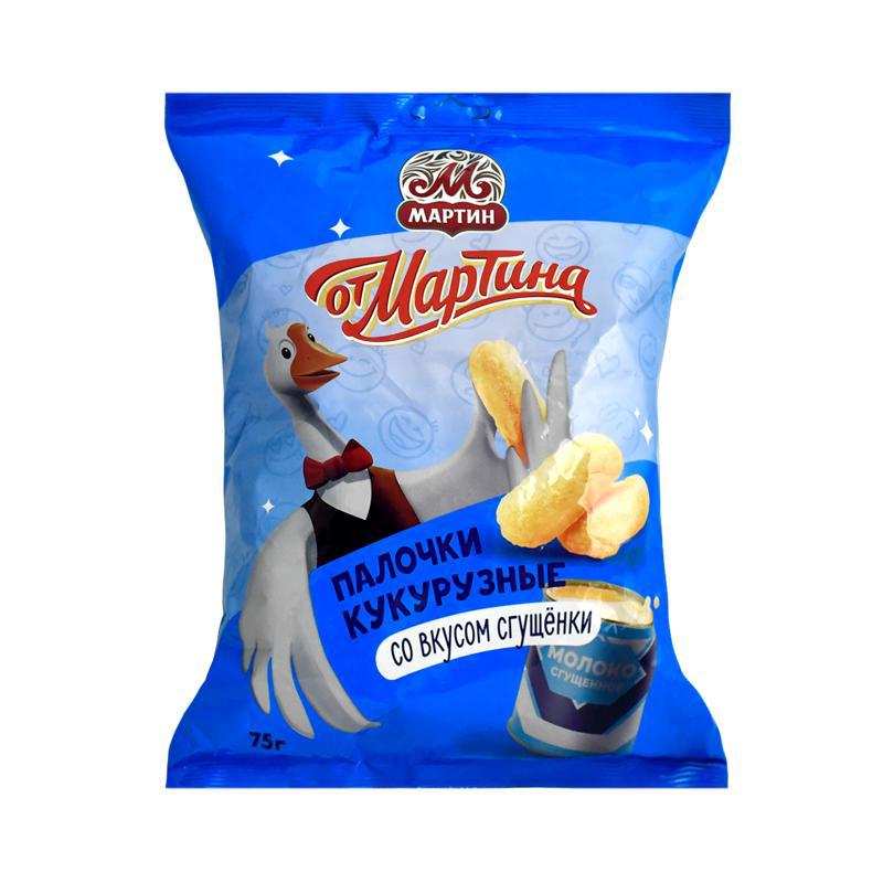 Եգիպտացորենի ձողիկներ «Օտ Մարտինա» խտացրած կաթ 75գր