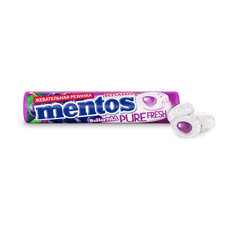Մաստակ «Mentos Pure Fresh» 15.5գ Խաղող