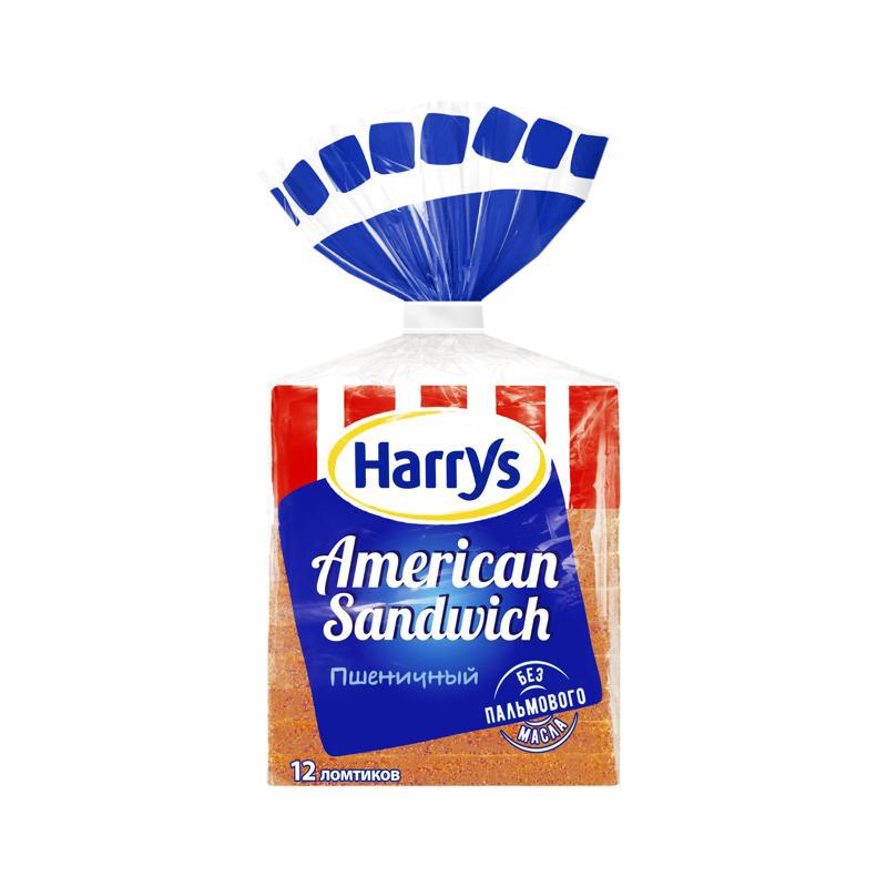 Хлеб д/сэндвича "Harry's" пшен. 470г