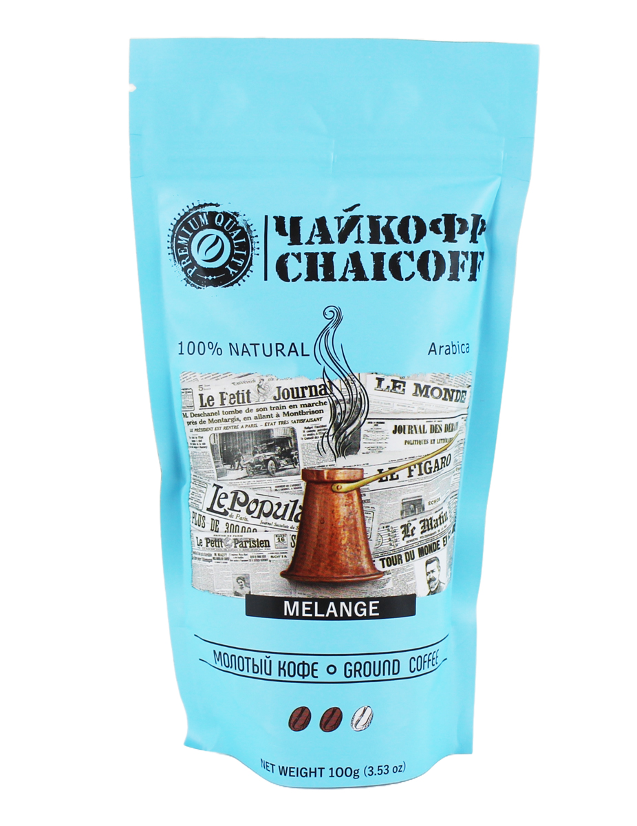 Ground coffee "Chaicoff Melange" 100g