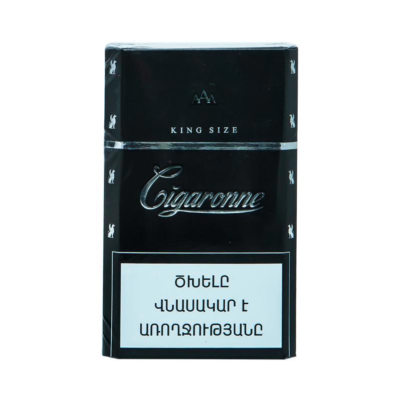 Cigarettes "Cigaronne" black king size