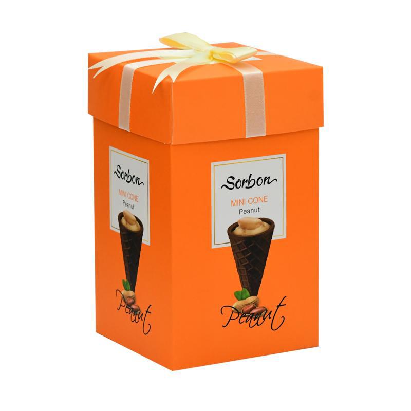 Waffle mini cones "Sorbon" peanut 200g