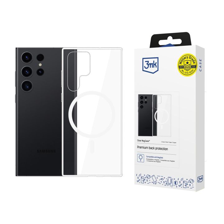 Պատյան Samsung Galaxy S24 Ultra - 3mk Clear MagCase - 7174