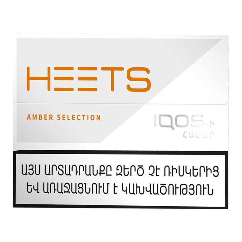 Heat-not-burn sticks "HEETS AMBER Selection"
