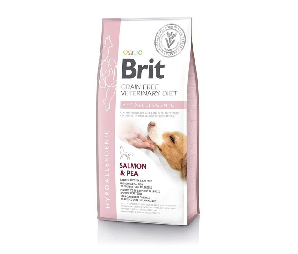 Brit բժշկական, Հիպոալերգիկ / Brit vererinary, Dog  Hypoallergenic 1կգ