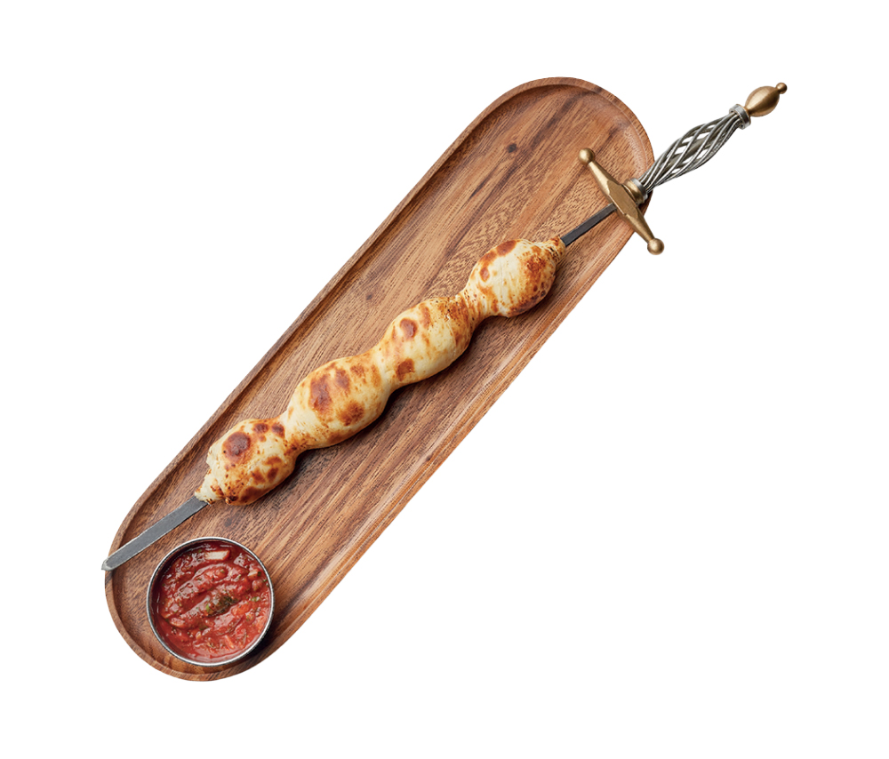 Խաչապուրի շամփուրի վրա