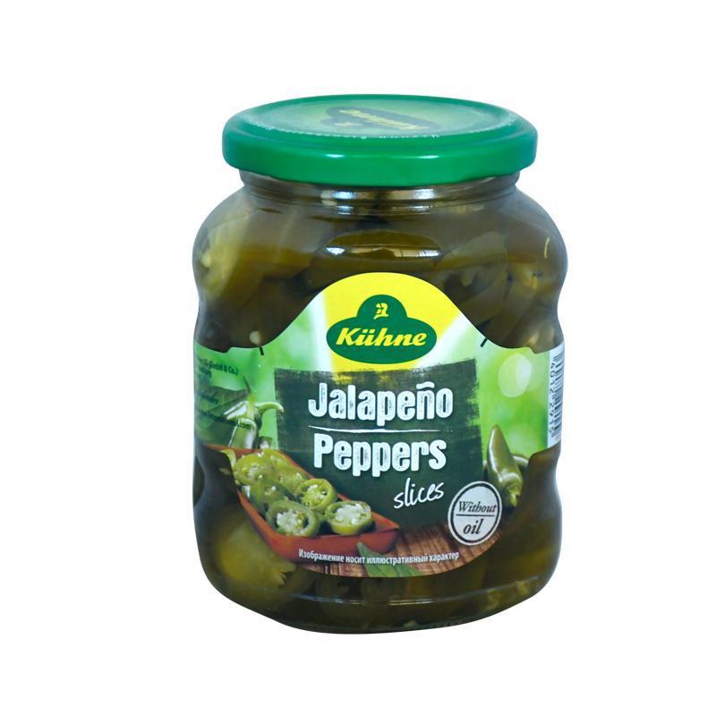 Marinated jalapeno "Kuhne" g/b 330g