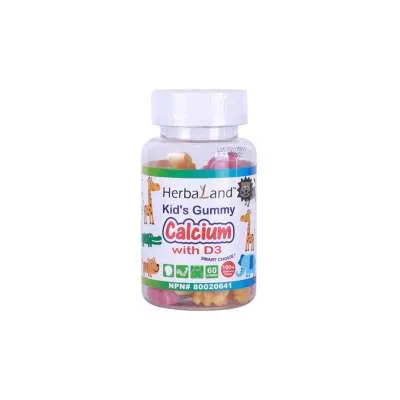 Calcium vitamin D / Հերբալենդ Կալցիում, վիտամին D ծամովի դհտ No60