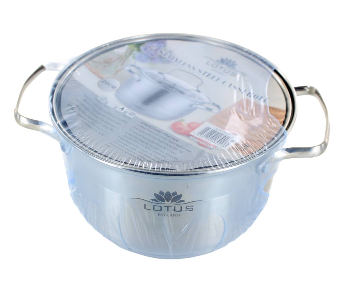 Casserole with lid "Lotus"
