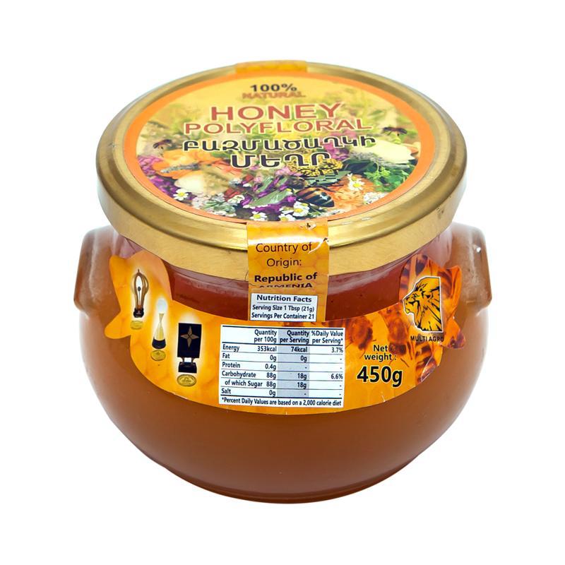 Մեղր բնական «Մուլտի Գրուպ» 450գր
