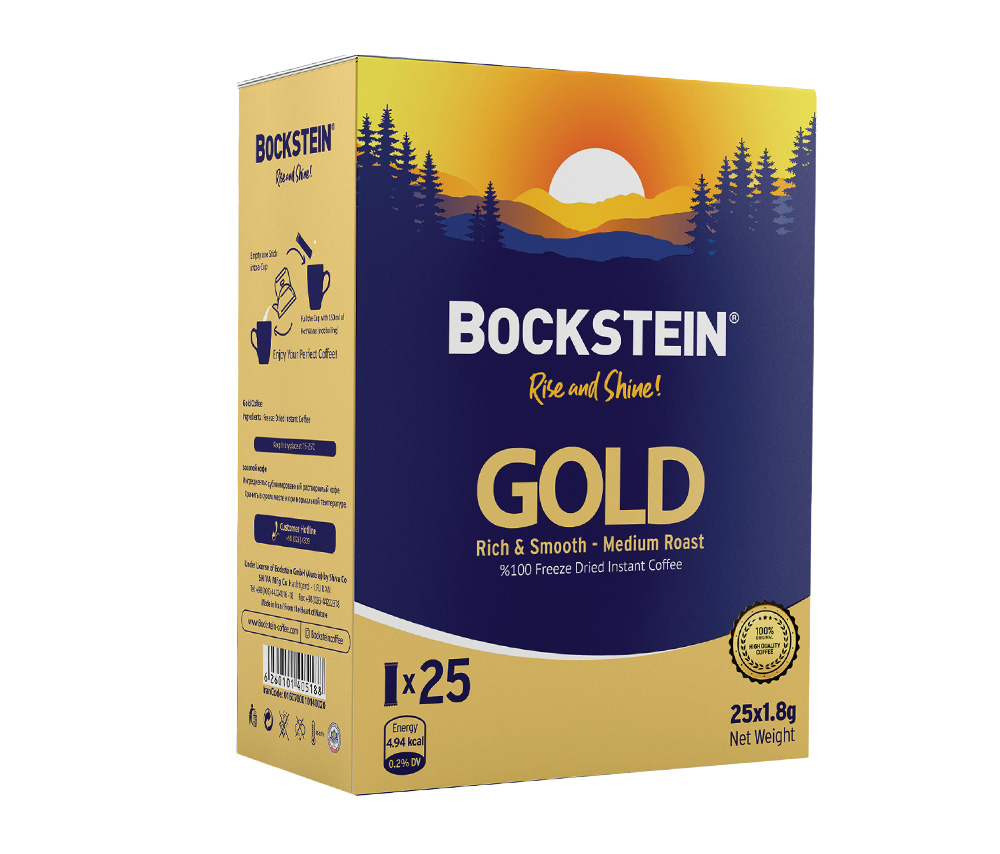 Լուծվող սուրճ Gold ֊ Բոքշտեյնը - 25 հատ