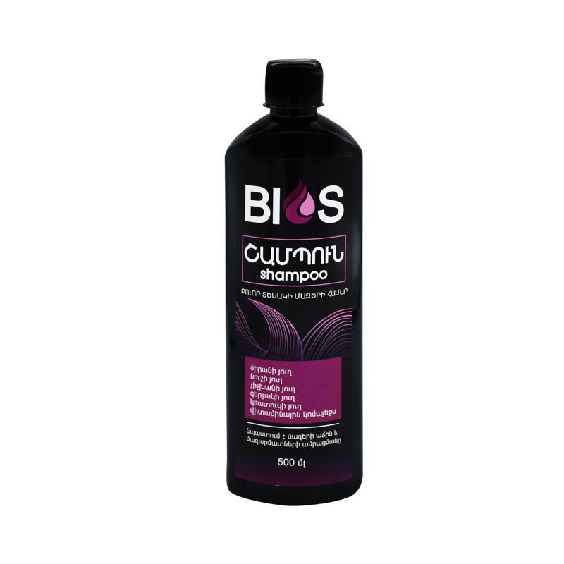 Shampoo "Bios" for all hair types 500ml