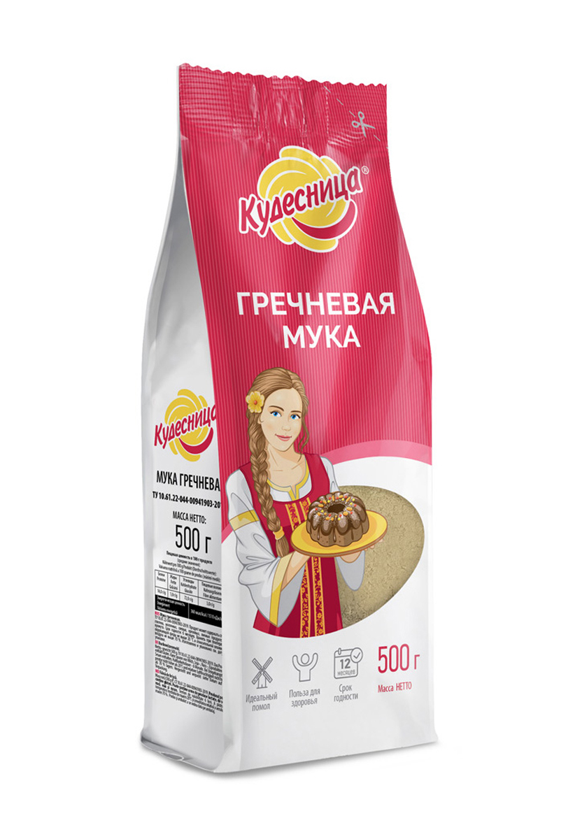 Ալյուր հնդկաձավարի "Кудесница" 500գ