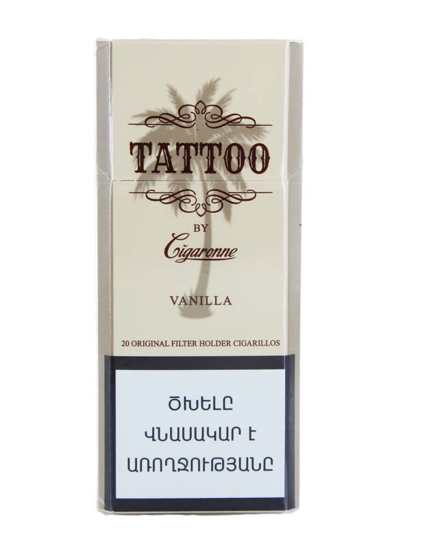 Cigarillo "Cigaronne Tattoo Superslims Vanilla"  	