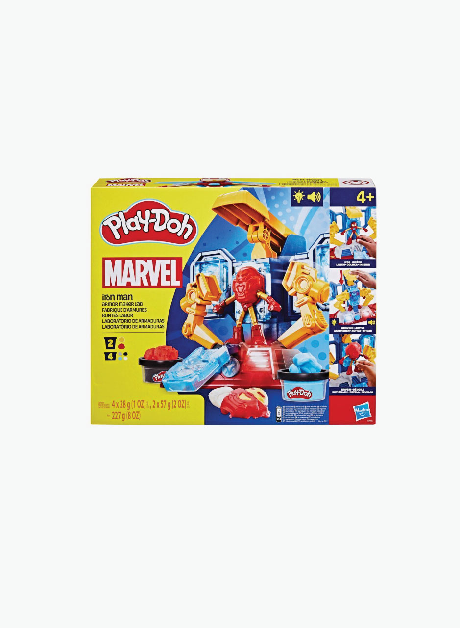 Hasbro Игровой набор Play-Doh "Лаборатория по производству брони Железного человека"