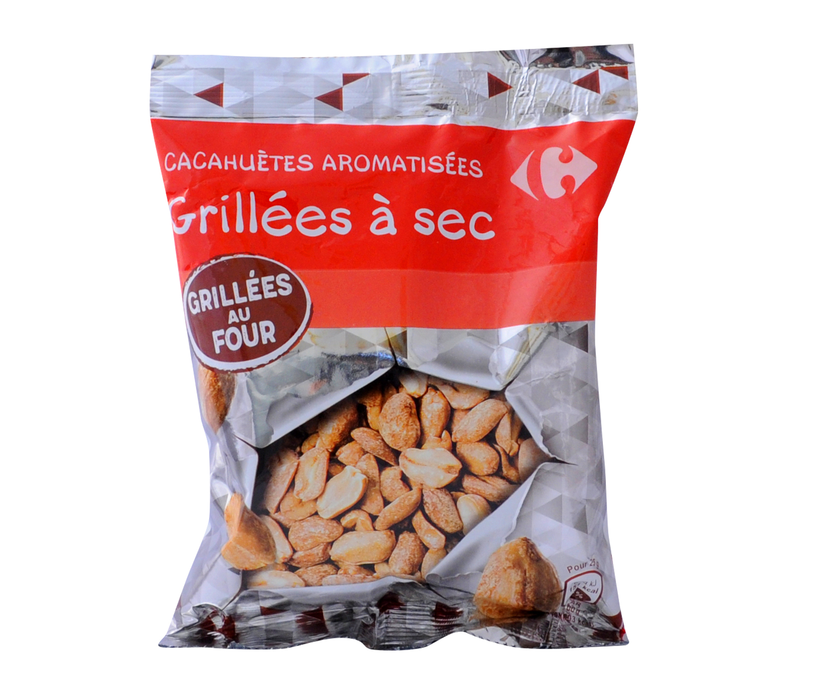 Cacahuètes aromatisées grillées à sec CARREFOUR