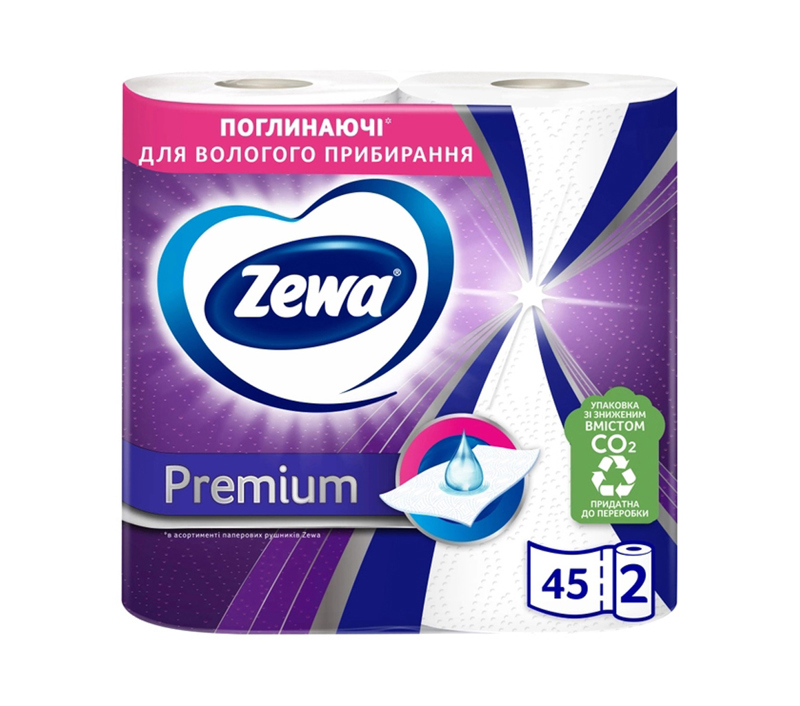 Бумажное полотенце "Zewa Premium" 2шт.