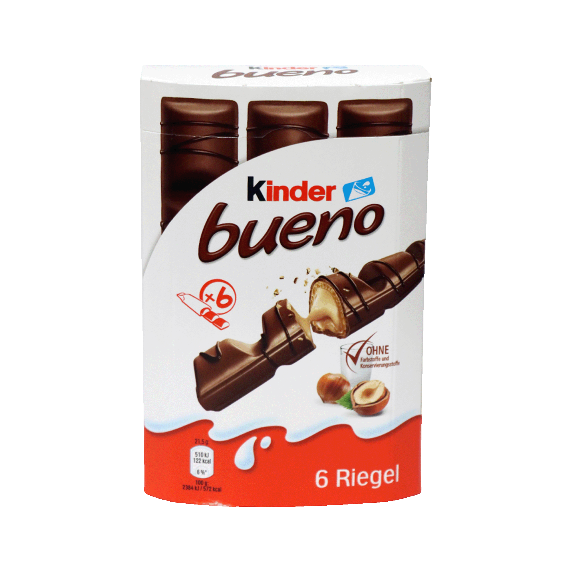 Вафли "Kinder" Bueno мол.шоколад 129г