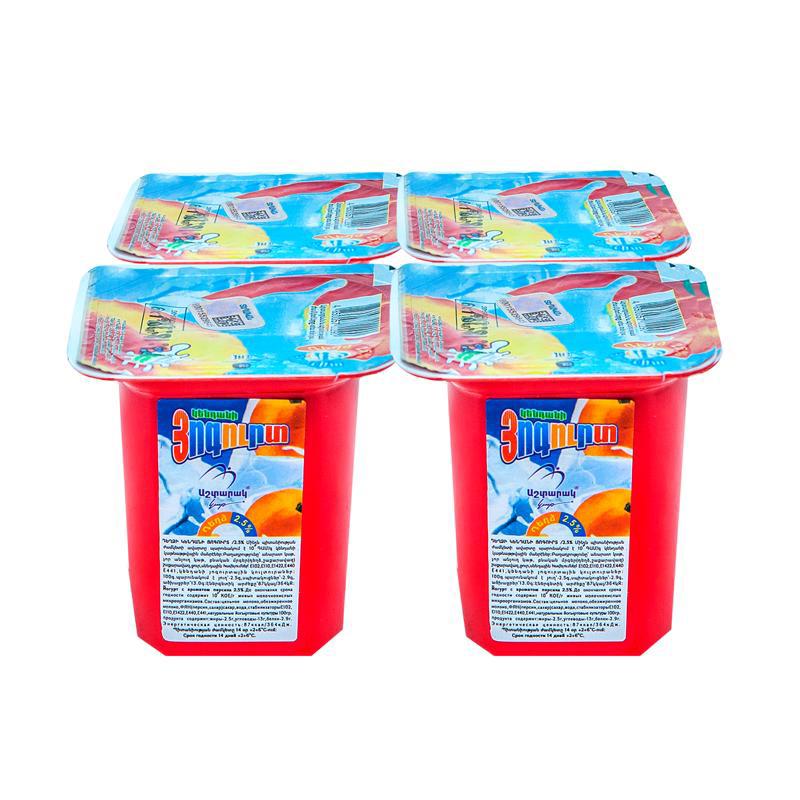 Yogurt "Ashtarak Kat" peach 110g