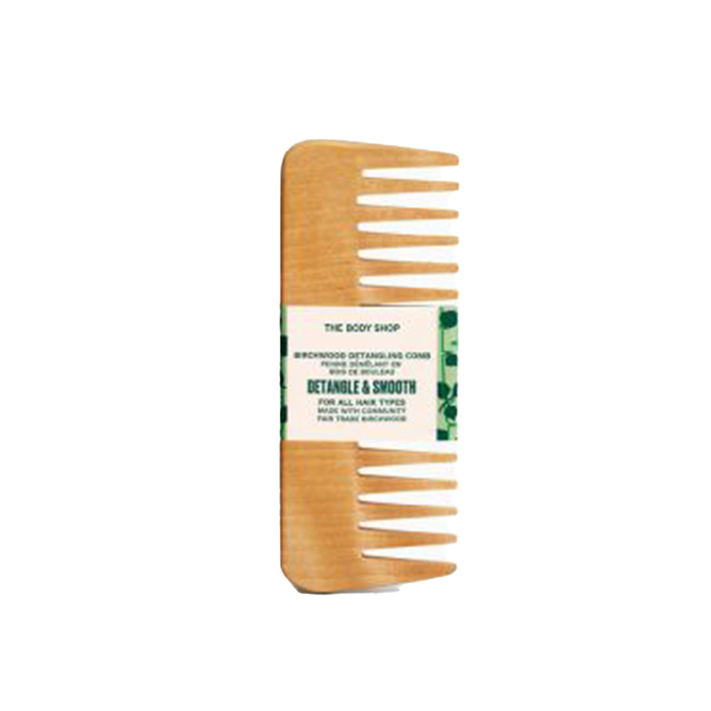 Մազերի փայտե սանր խոշոր ատամներով 26989 The Body Shop BS38186