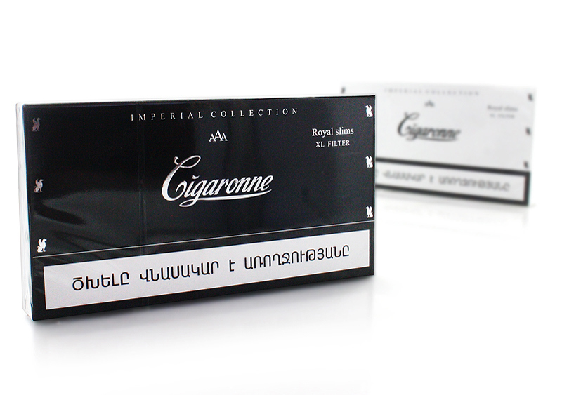 Ծխախոտ «Cigaronne Royal Slims XL Filter»