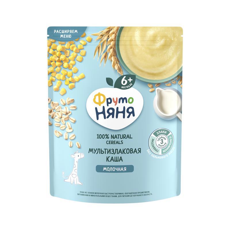 Բազմահացահատիկային կաթնային շիլա «Ֆրուտո Նյանյա» 6ամս. 200գր