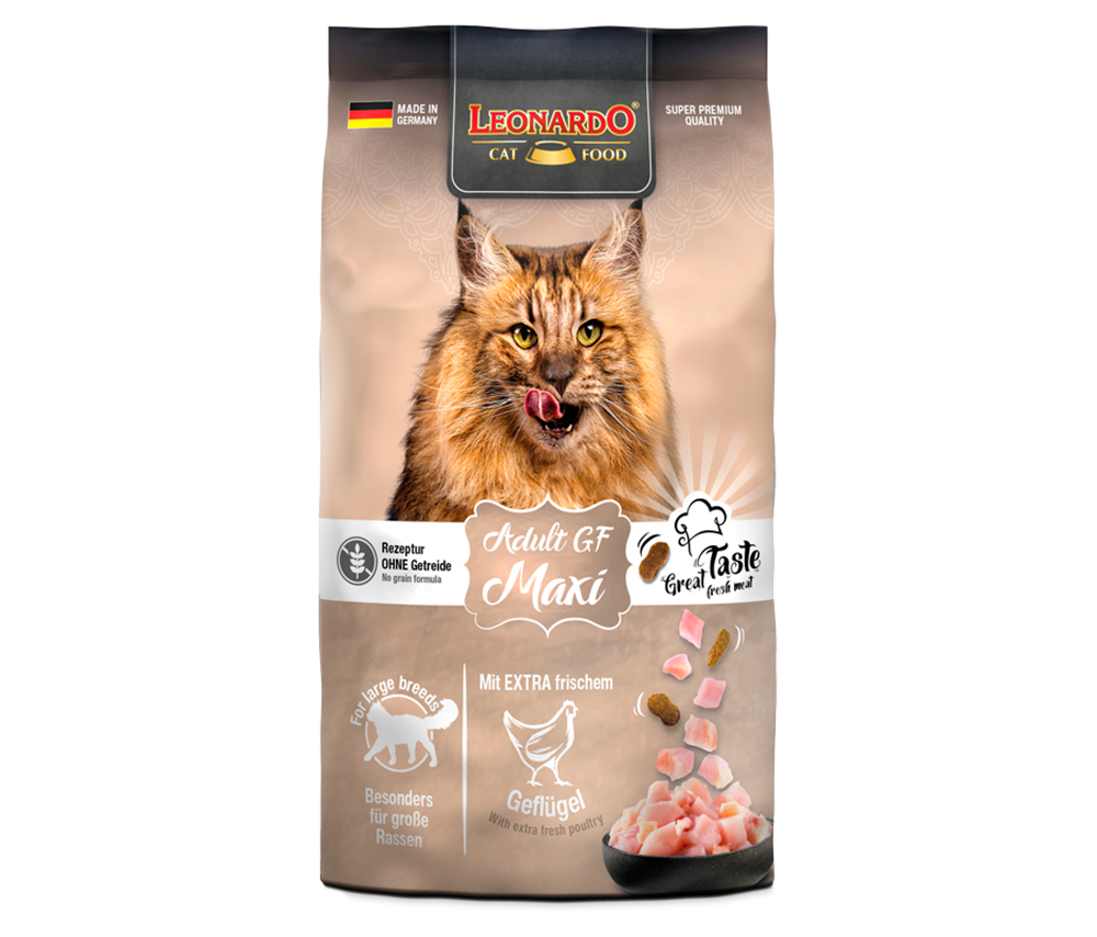 Food for cats LEONARDO Adult GF Maxi 300 g - Fast delivery in Yerevan