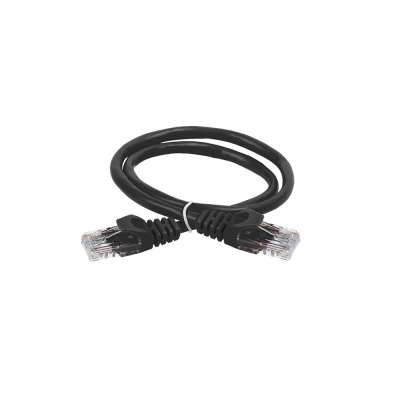 Ցանցային մալուխ ծայրակալով ITK 1m PC09-C6UL-1M Black