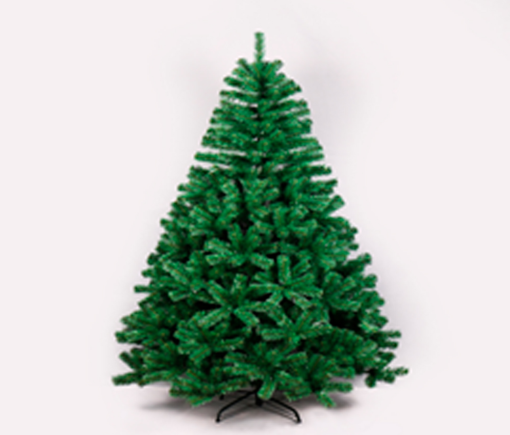 Տոնածառ Արհեստական 210cm+1000t, Կանաչ Pvc Ամանորյա Tree