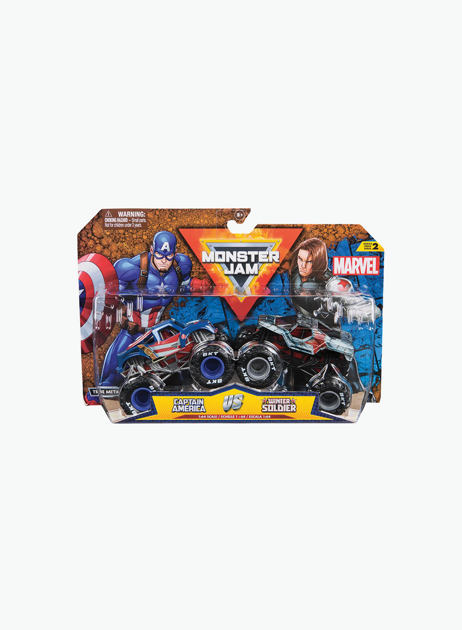 Spin Master Մեքենաների 2-ը 1-ում հավաքածու Monster Jam «Marvel»
