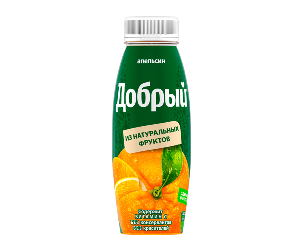 Բնական հյութ «Добрый» (նարինջ) 0.33լ