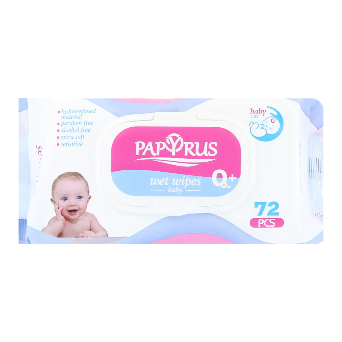 Baby wet wipes "Papyrus" 72 pcs.