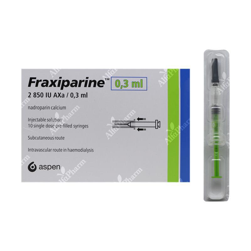 Fraxiparine subcutaneously 2850me/0.3 with injector x1