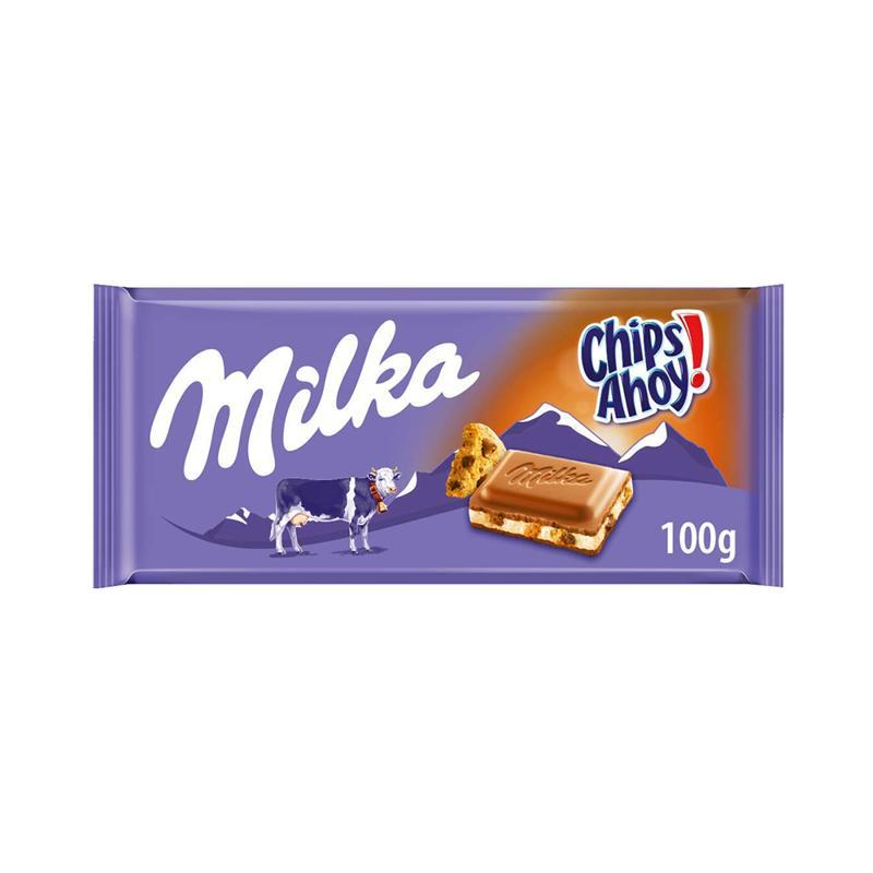 Chocolate bar "Milka" Chips Ahoy 100g