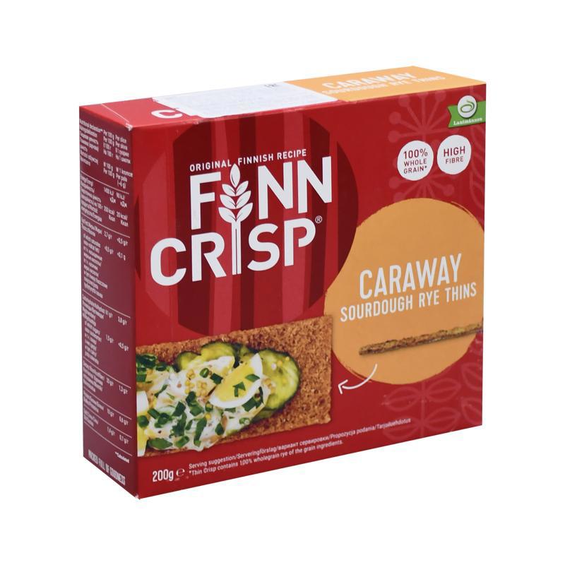 Rye crispbread "Finn Crisp" with caraway 200g