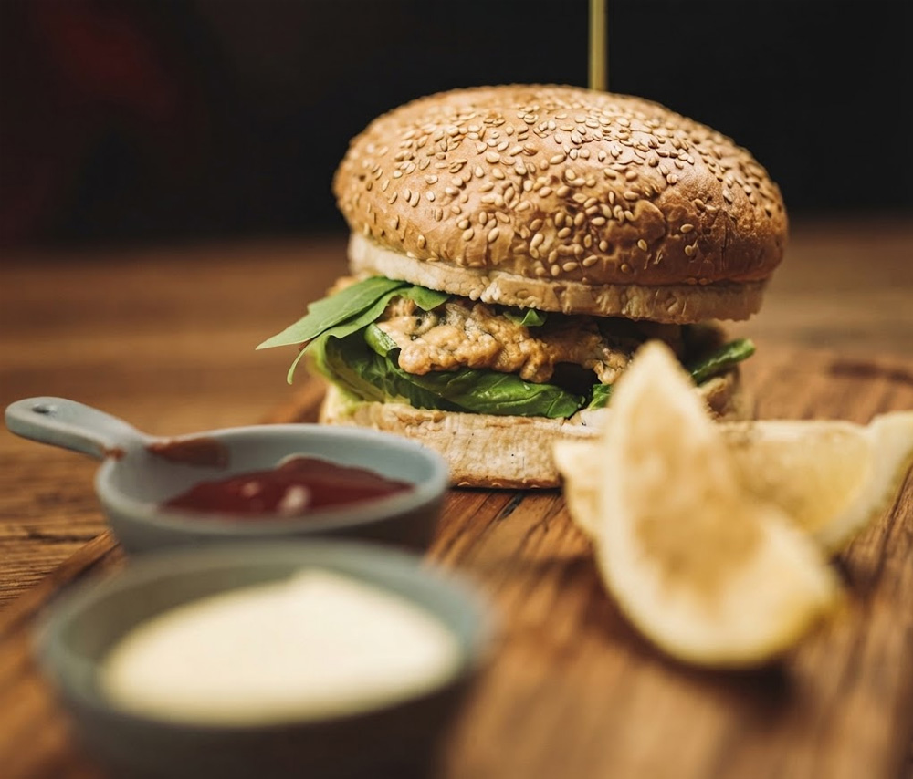 Mushroom Cheese Burger