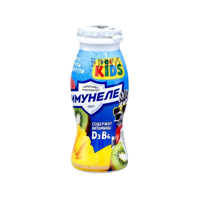 Fermented milk drink for kids "Imunele" tutti-frutti 1.5% 95ml