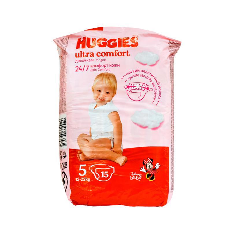 Подг. Huggies UltraComf.д/д5 12-22кг15шт