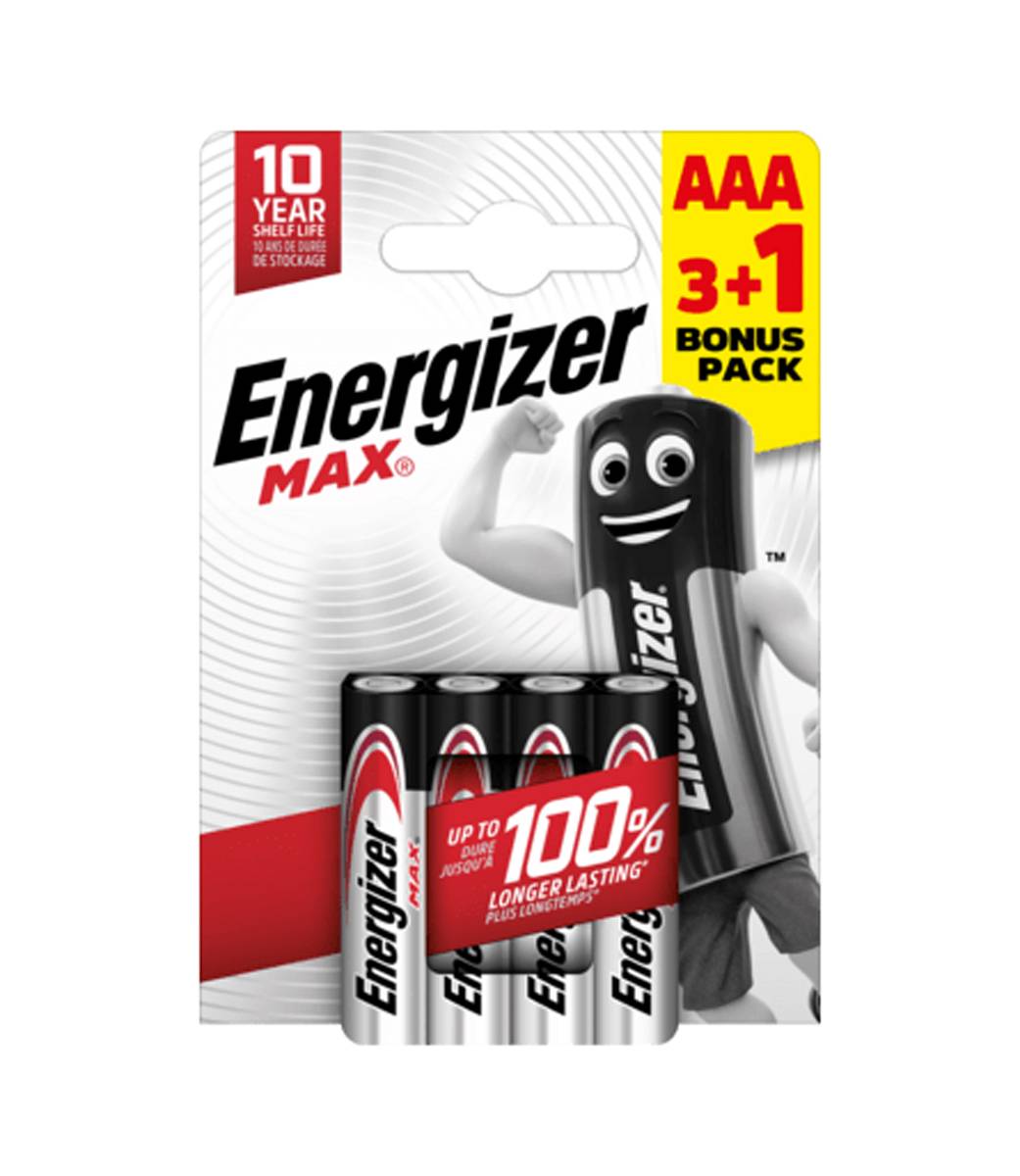 Battery "Energizer Max AAA" 4 pcs
