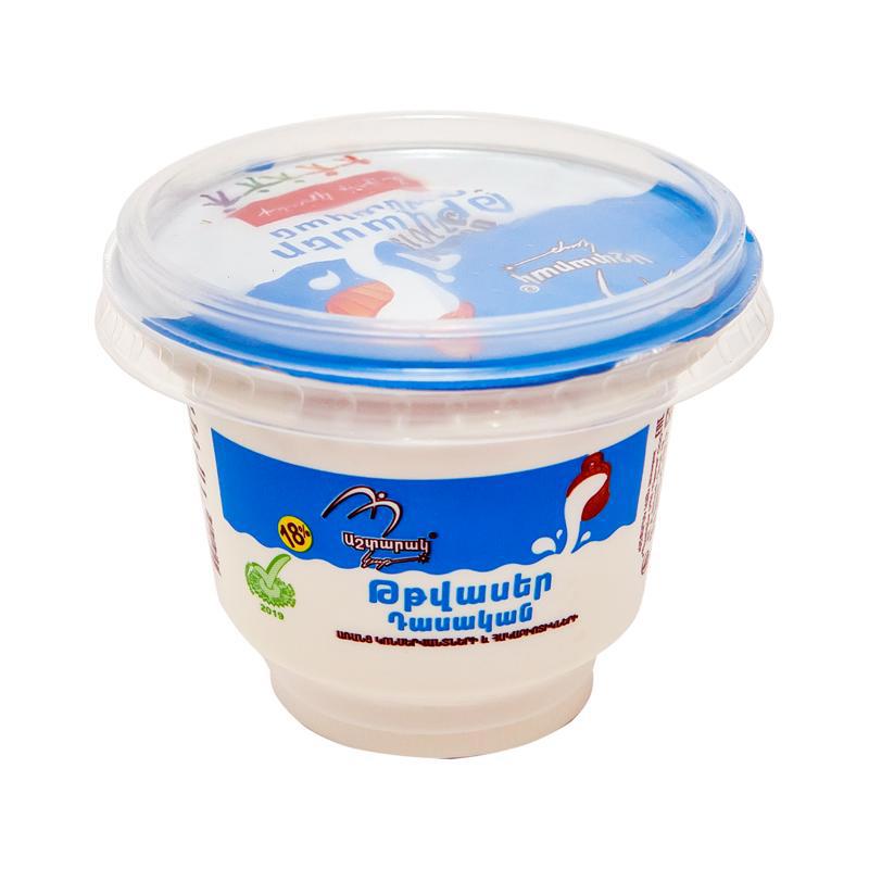 Sour cream "Ashtarak Kat" cup 18% 180g
