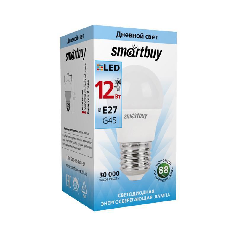 Bulb "Smartbuy" LED 12W G45 Е27 4000K daylight