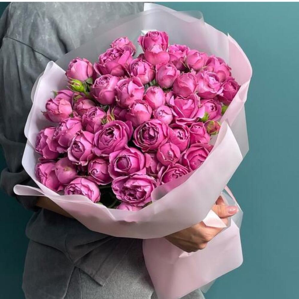 Peony roses Misty bubbles (11 pcs)