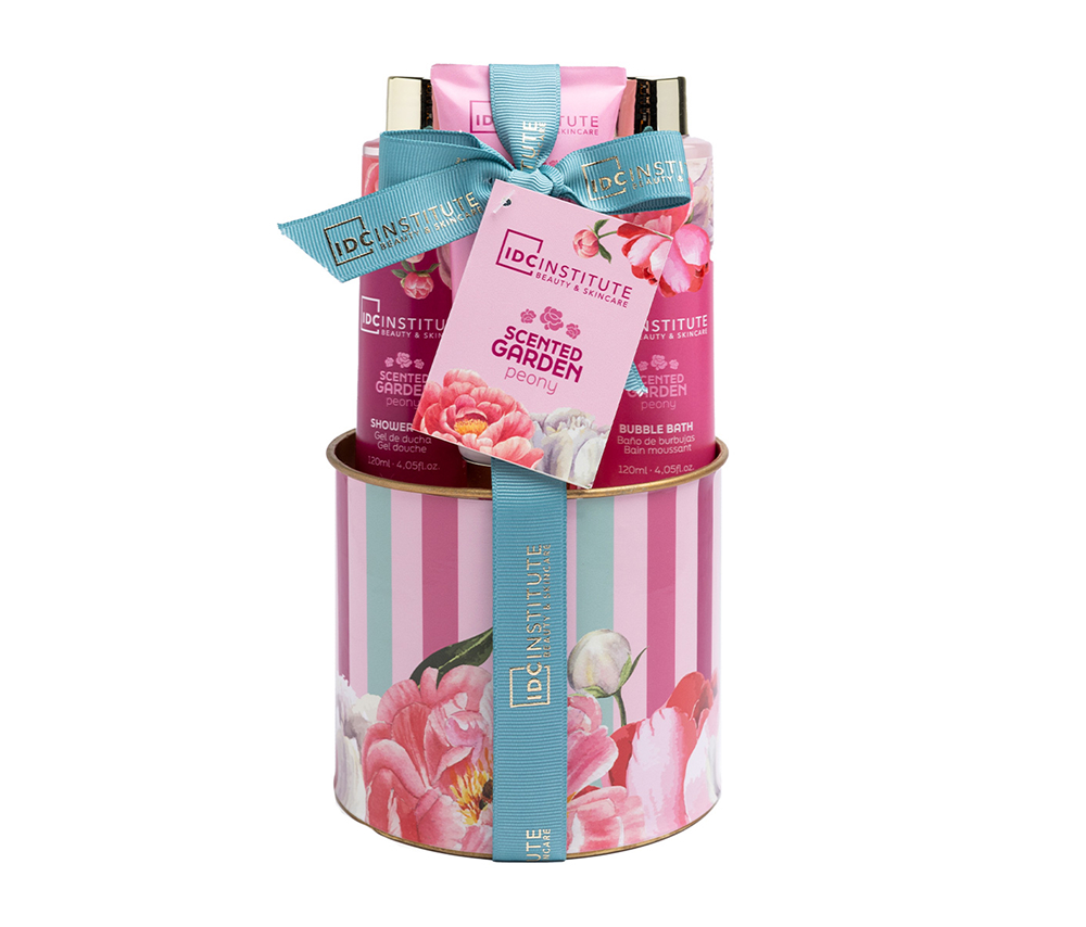IDC  հավ-ծու լոգանքի Scented Garden Tin Gift 3pcs 42248