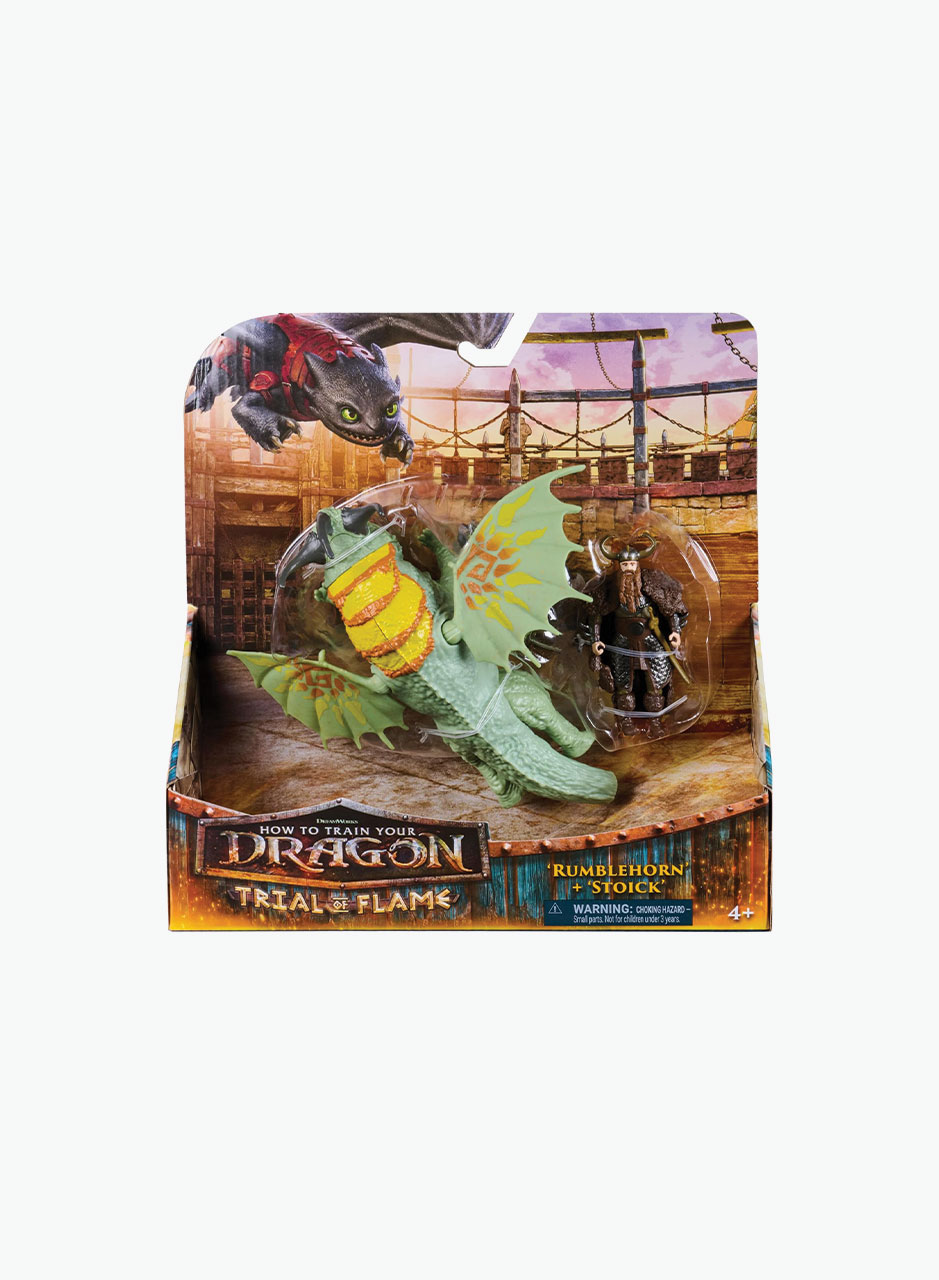 Spin Master Dreamworks Dragons Figure Assortment "Rumblehorn and Stoick"