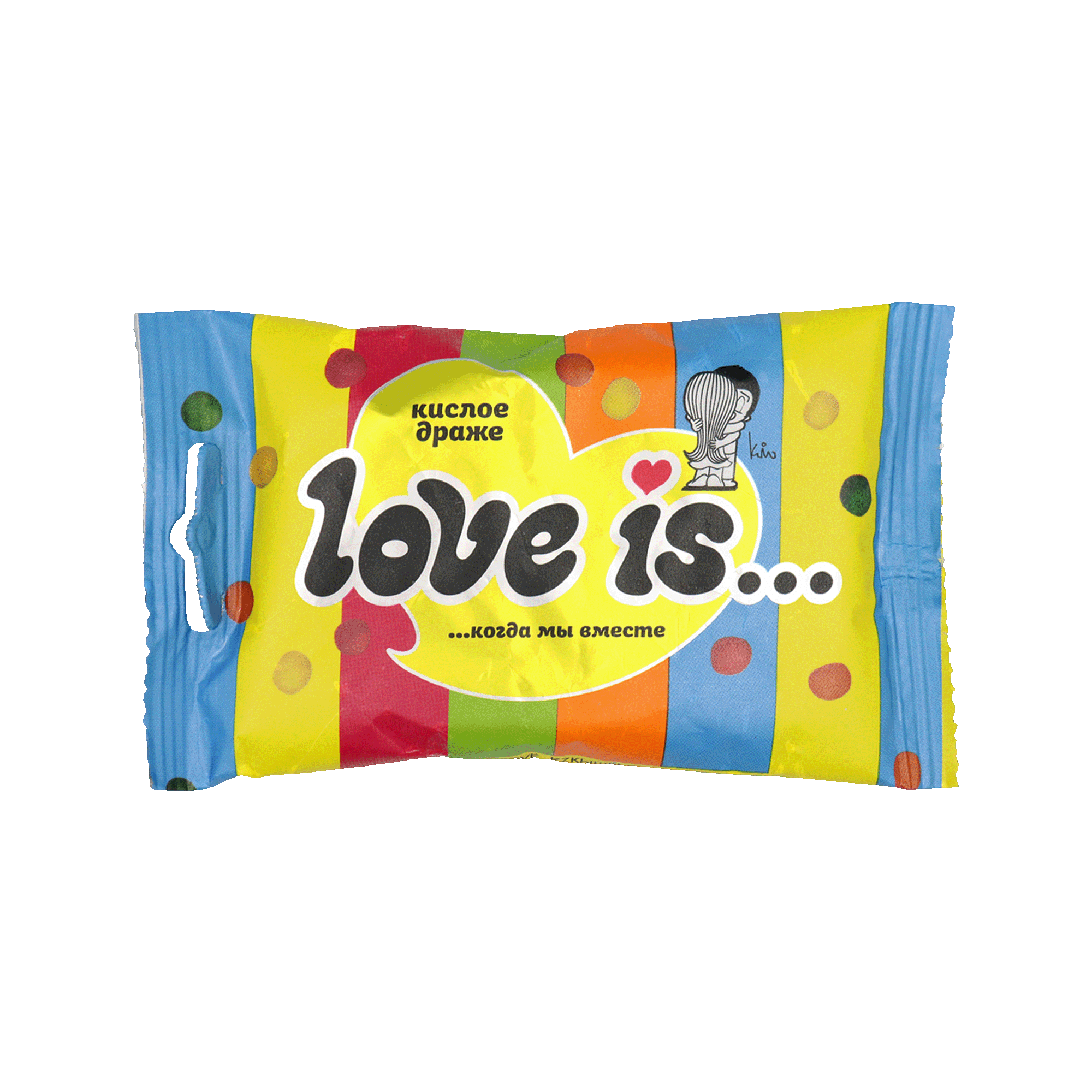 Dragee "Love is..." sour assorted flavors 42g