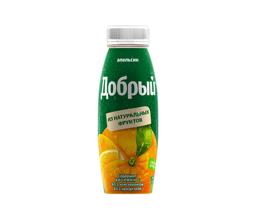 Натуральный сок «Добрый» (апельсин ) 0.33л